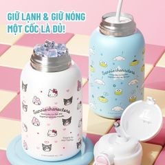 Bình Nước Giữ Nhiệt Sanrio Kuromi 500ml - SW-3324