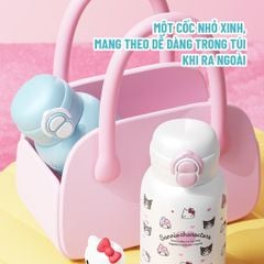 Bình Nước Giữ Nhiệt Sanrio Kuromi 500ml - SW-3324