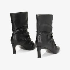 Giày Boots Nữ Primadonna Collection Da Mềm Nếp Gấp Tự Nhiên