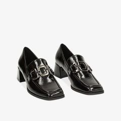 Giày cao gót Primadonna Collection Burgundy Moccasin In Naplak 5 Cm