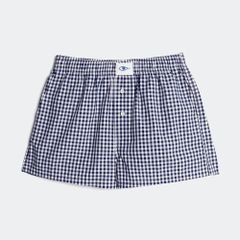 Quần Nữ TheBlueTshirt The Boxer - Navy Gingham