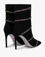 Giày Boots Nữ Rene Caovilla Cleo Crystal Booties 100 mm