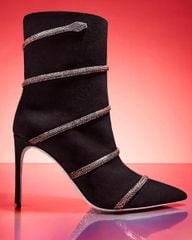 Giày Boots Nữ Rene Caovilla Cleo Crystal Booties 100 mm
