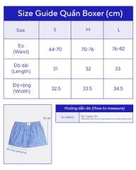 Quần Nữ TheBlueTshirt The Boxer - Navy Gingham