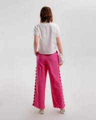 Quần Dài Linen F2 Hồng Hương Mùa Hè