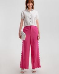 Quần Dài Linen F2 Hồng Hương Mùa Hè