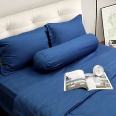 Bộ Chăn Ga Gối Nin House Classic Navy C190712