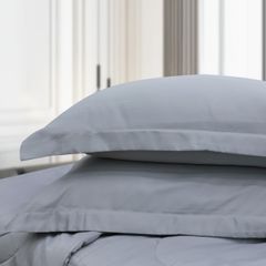 Bộ Chăn Ga Gối Nin House Classic Cool Grey C190709