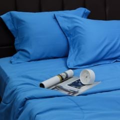 Bộ Chăn Ga Gối Nin House Classic Cobalt C190715