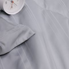 Bộ Chăn Ga Gối Nin House Classic Cool Grey C190709