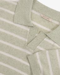 Áo Polo Dệt Kim Linen