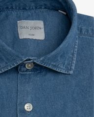 Áo Sơ Mi Tay Dài 100% Cotton  - Slim Fit