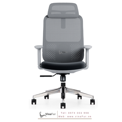 Ghế văn phòng Pro-AH260-1 khung xám