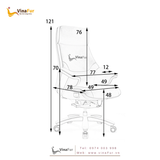 Ghế Giám Đốc Da Thật VF1678