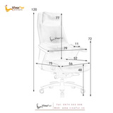 Ghế Giám Đốc Da Thật VF33D