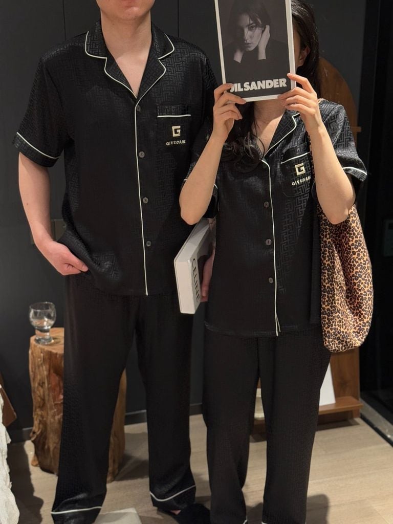 Pijama Bộ Đôi Lụa Ngắn Tay CND8 SHURY STORE HOME WEAR Set Đồ Ngủ Couple Nam Hoặc Nữ Pyjama Cặp Lụa