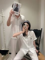 Pijama Bộ Đôi Lụa Ngắn Tay CND8 SHURY STORE HOME WEAR Set Đồ Ngủ Couple Nam Hoặc Nữ Pyjama Cặp Lụa