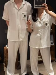 Pijama Bộ Đôi Lụa Ngắn Tay CND8 SHURY STORE HOME WEAR Set Đồ Ngủ Couple Nam Hoặc Nữ Pyjama Cặp Lụa