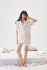 Pyjama Caro Hồng Caro Xanh Shury Store Home Wear NT33 Đồ Ngủ Đẹp Nữ Mặc Nhà Dáng Rộng Size M L XL