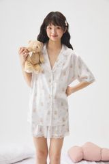 Pyjama Caro Hồng Caro Xanh Shury Store Home Wear NT33 Đồ Ngủ Đẹp Nữ Mặc Nhà Dáng Rộng Size M L XL