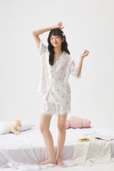 Pyjama Caro Hồng Caro Xanh Shury Store Home Wear NT33 Đồ Ngủ Đẹp Nữ Mặc Nhà Dáng Rộng Size M L XL