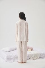 Bộ Pijama Dài Lụa Họa Tiết Dễ Thương Shury Store Home Wear TD44 Mềm Mịn, Thoáng Mát, Size M L XL