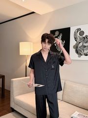 Pyjama ngủ lụa couple nam nữ Shury Store Home Wear CND14 bộ ngủ lụa dành cho cặp đôi,team mềm mát