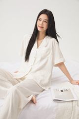 Đồ bộ ngủ nữ pyjama lụa Shury Store Home Wear TN70 tay ngắn quần dài bộ ngủ lụa mặc nhà mềm mát mịn