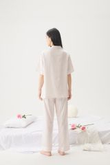 Đồ bộ ngủ nữ pyjama lụa Shury Store Home Wear TN70 tay ngắn quần dài bộ ngủ lụa mặc nhà mềm mát mịn