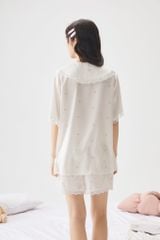 Đồ bộ ngủ nữ Pyjama lụa Shury Store Home Wear NT20 tay ngắn quần ngắn mặc nhà size 45-75 kg mềm mịn