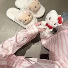 Đồ bộ ngủ nữ pyjama lụa Shury Store Home Wear TD04 tay dài quần dài mặc nhà size 45-75kg lụa mềm mát