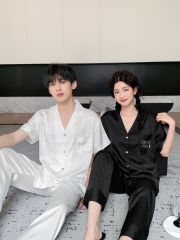 Pyjama ngủ lụa couple nam nữ Shury Store Home Wear CND26 bộ ngủ lụa dành cho cặp đôi,team mềm mát