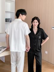 Pyjama ngủ lụa couple nam nữ Shury Store Home Wear CND26 bộ ngủ lụa dành cho cặp đôi,team mềm mát