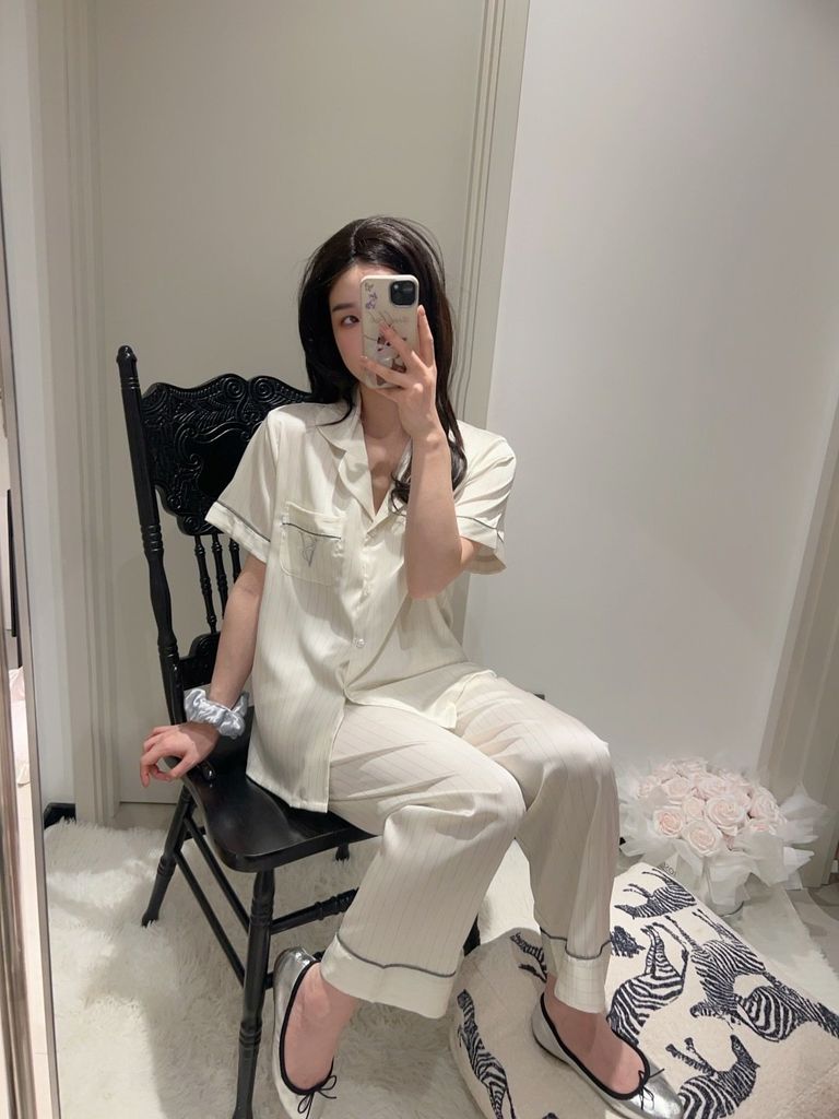 Pyjama ngủ lụa couple nam nữ Shury Store Home Wear CND14 bộ ngủ lụa dành cho cặp đôi,team mềm mát