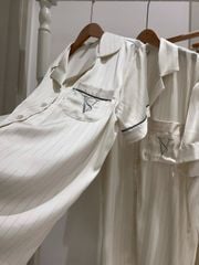 Pyjama ngủ lụa couple nam nữ Shury Store Home Wear CND14 bộ ngủ lụa dành cho cặp đôi,team mềm mát