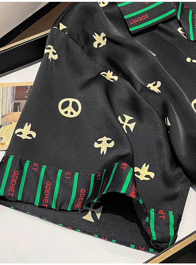 Đồ ngủ đôi Shury Store CTN16 nam nữ đồ bộ ngủ Pyjama couple tay ngắn quần ngắn chất lụa băng cao cấp