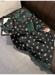 Đồ ngủ đôi Shury Store CTN16 nam nữ đồ bộ ngủ Pyjama couple tay ngắn quần ngắn chất lụa băng cao cấp
