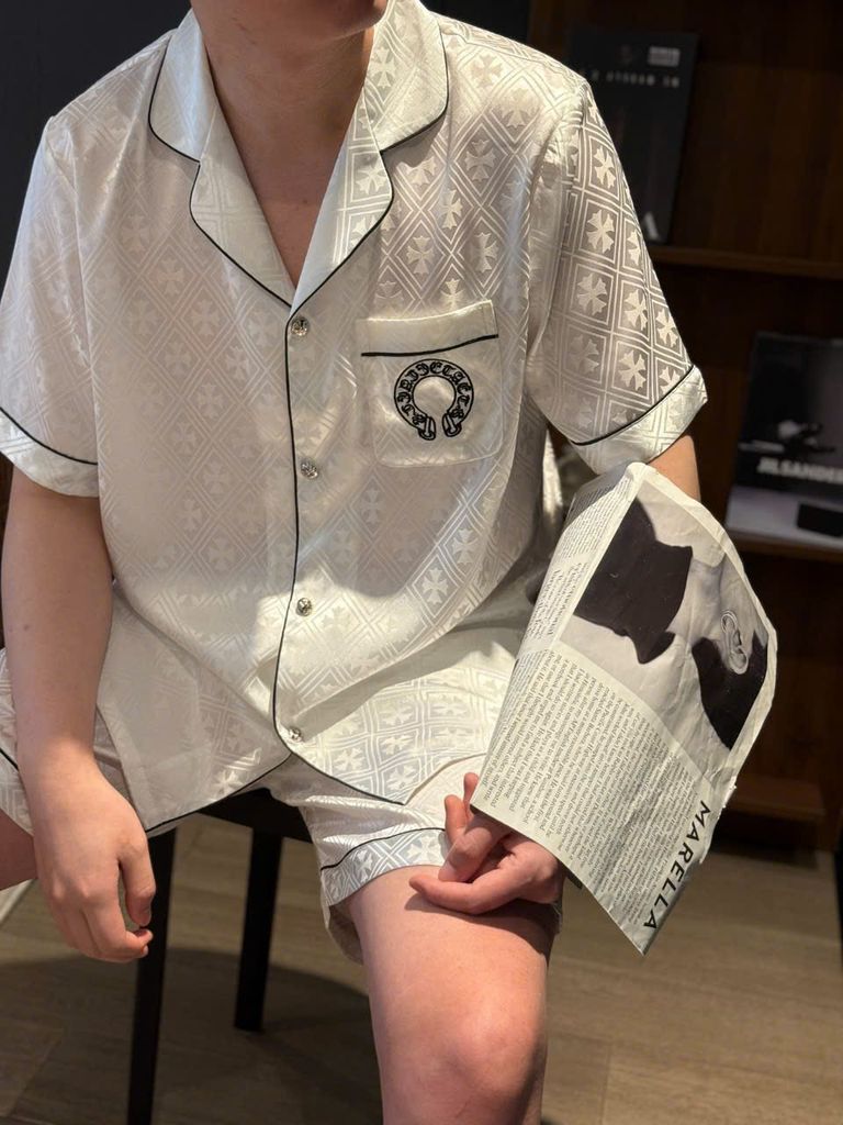 Đồ ngủ pyjama nam hoặc nữ Shury Store Home Wear CTN14 size 45-95kg bộ đôi couple tay ngắn quần ngắn