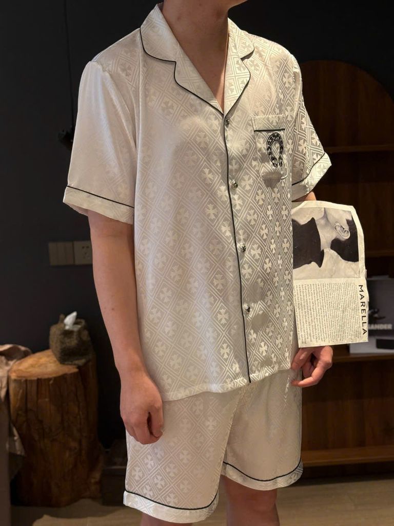 Đồ ngủ pyjama nam hoặc nữ Shury Store Home Wear CTN14 size 45-95kg bộ đôi couple tay ngắn quần ngắn