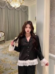 Đồ bộ pyjama lụa nữ Shury Store Home Wear TD76 bộ ngủ lụa mặc nhà mặc ngủ xuông rộng thoải mái mềm