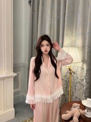 Đồ bộ pyjama lụa nữ Shury Store Home Wear TD76 bộ ngủ lụa mặc nhà mặc ngủ xuông rộng thoải mái mềm