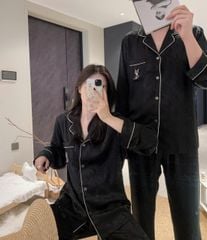 Đồ ngủ pyjama nam hoặc nữ Shury Store Home Wear DD58 bộ đôi ngủ lụa couple mặc nhà, ngủ size 45-95kg