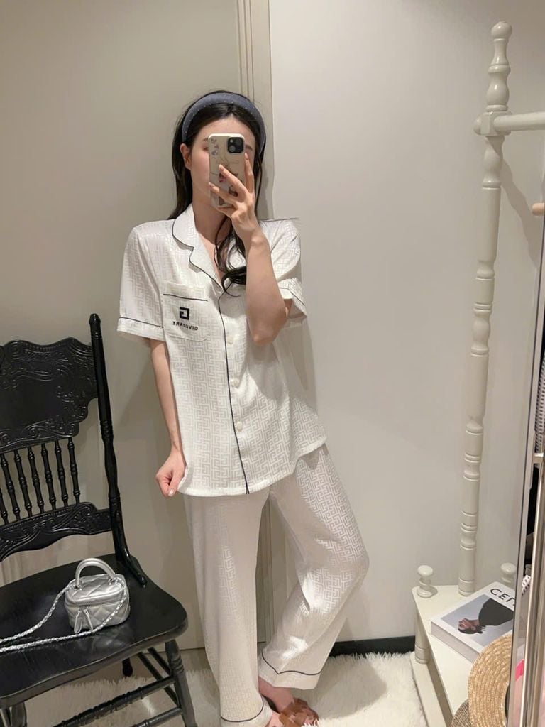 Pijama Bộ Đôi Lụa Ngắn Tay CND8 SHURY STORE HOME WEAR Set Đồ Ngủ Couple Nam Hoặc Nữ Pyjama Cặp Lụa