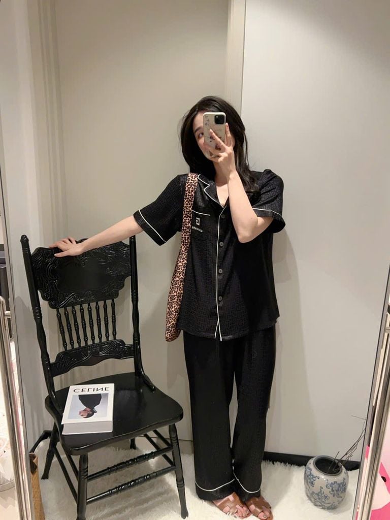 Pijama Bộ Đôi Lụa Ngắn Tay CND8 SHURY STORE HOME WEAR Set Đồ Ngủ Couple Nam Hoặc Nữ Pyjama Cặp Lụa