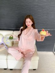 Đồ bộ ngủ nữ pyjama lụa Shury Store Home Wear TD80 tay dài quần dài bộ ngủ lụa pyjama from xuông mát