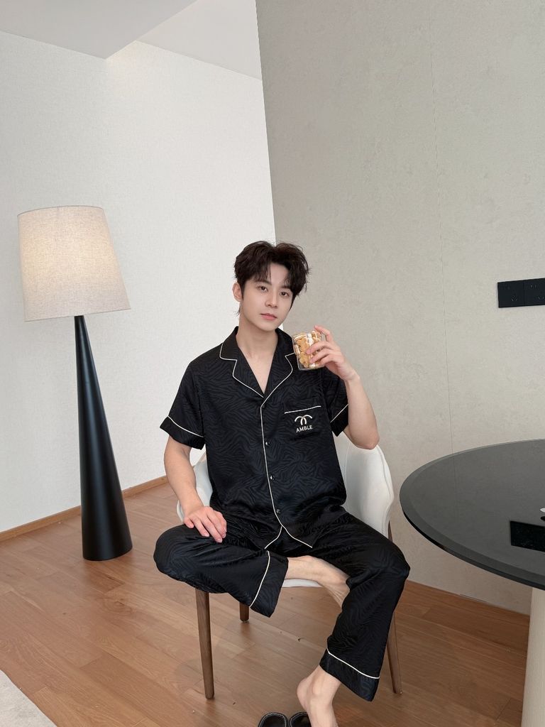 Pijama Đôi Lụa CND13 SHURY STORE HOME WEAR Bộ Đồ Ngủ Couple Nam Hoặc Nữ Tay Ngắn Quần Dài Lụa Mềm