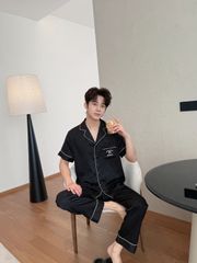 Pijama Đôi Lụa CND13 SHURY STORE HOME WEAR Bộ Đồ Ngủ Couple Nam Hoặc Nữ Tay Ngắn Quần Dài Lụa Mềm