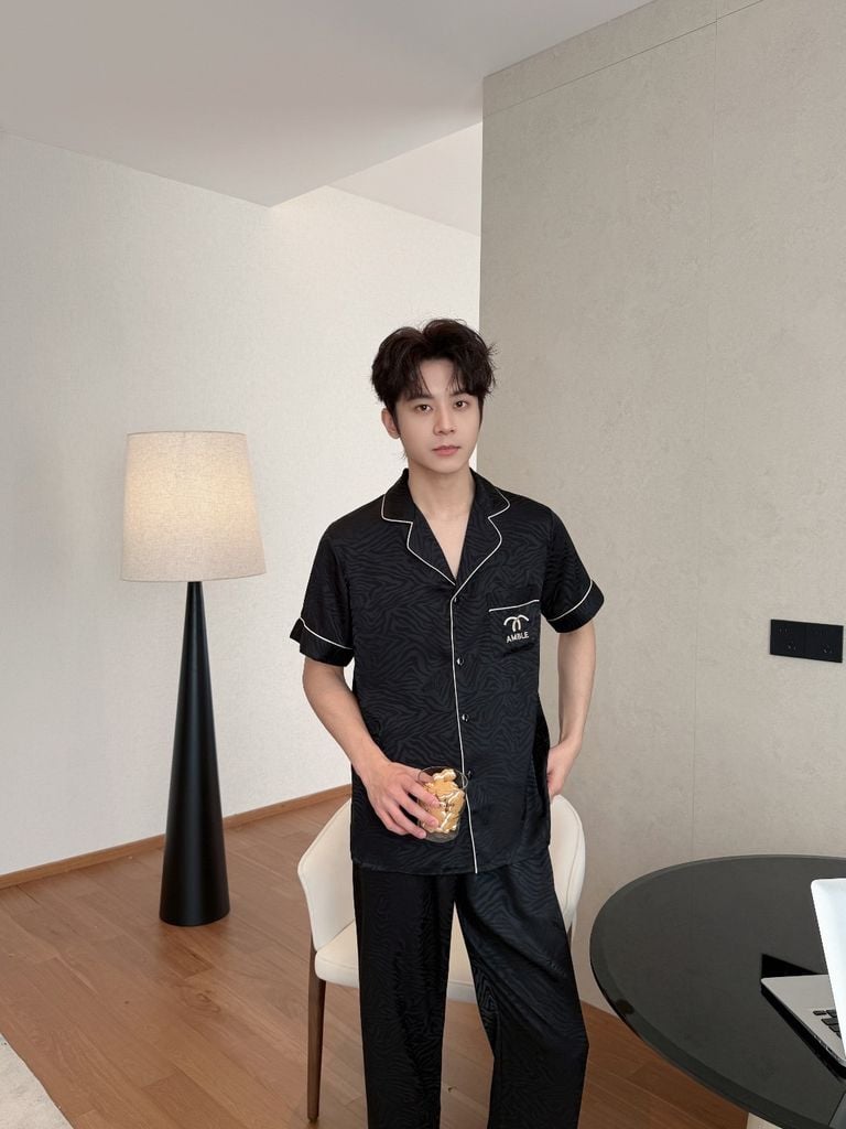 Pijama Đôi Lụa CND13 SHURY STORE HOME WEAR Bộ Đồ Ngủ Couple Nam Hoặc Nữ Tay Ngắn Quần Dài Lụa Mềm