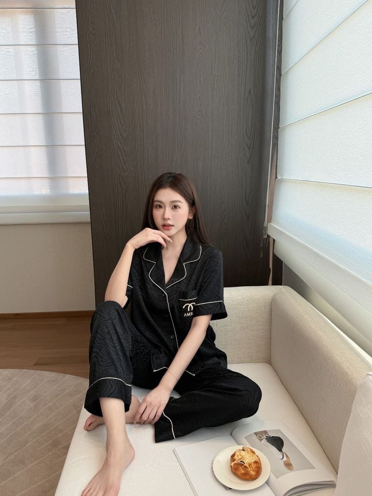 Pijama Đôi Lụa CND13 SHURY STORE HOME WEAR Bộ Đồ Ngủ Couple Nam Hoặc Nữ Tay Ngắn Quần Dài Lụa Mềm