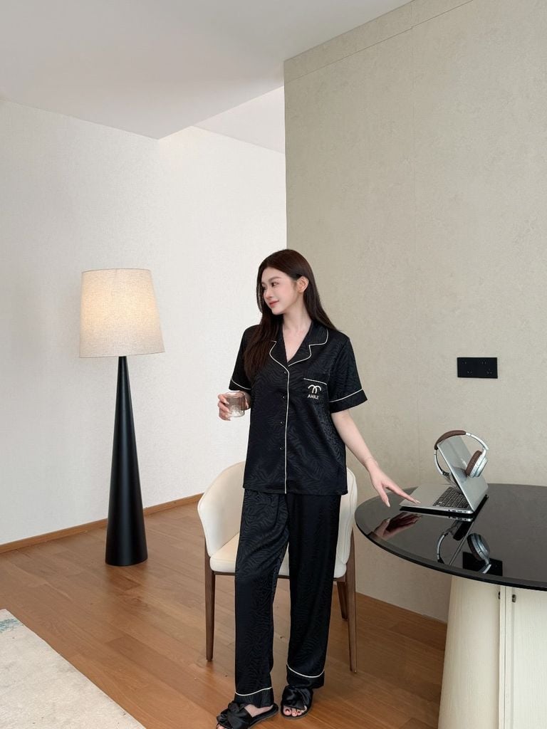 Pijama Đôi Lụa CND13 SHURY STORE HOME WEAR Bộ Đồ Ngủ Couple Nam Hoặc Nữ Tay Ngắn Quần Dài Lụa Mềm